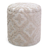 Magnolia Round Storage Ottoman