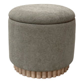 Sadie Round Storage Ottoman