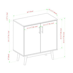 2 Door Accent Cabinet
