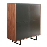 Albano 4 Door Apothecary Accent Cabinet