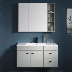 40' Spanish White Basin Bathroom Vanity