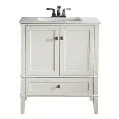 Small White Single Vanity