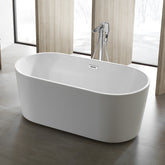Nordic Simple Soaking Acrylic Freestanding BathTub