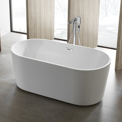 Nordic Simple Soaking Acrylic Freestanding BathTub