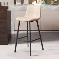 Nordic Bar Chair Front Desk Restaurant with High Stools Leisure Backrest Two Sitting High a Variety of Colors