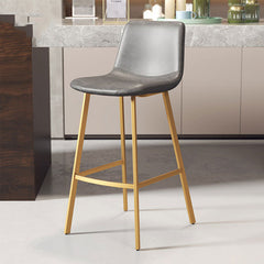 Nordic Bar Chair Front Desk Restaurant with High Stools Leisure Backrest Two Sitting High a Variety of Colors