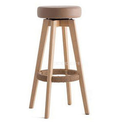 Wooden Swivel Bar Stools