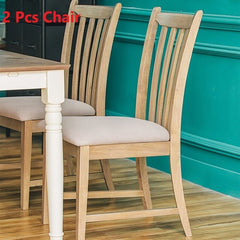 Furgle Christmas Wood Dining Table Set of 5Pcs Dining Chair