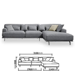 Living Room Sofa Set Northern Europe L shape