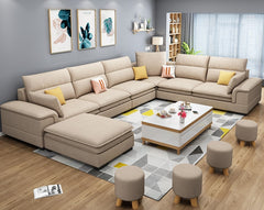 Nordic Cloth Modern Minimalist Sofa Combination Set