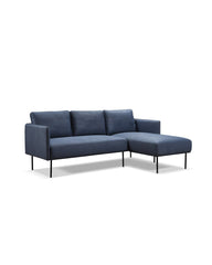 Liyasi Sofa Corner Set L Shape With Fabric And Leather