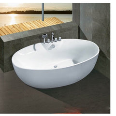 Modern Acrylic Classic Oval European Style Bathtub