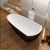 Solid Surface Stone Approval Bathtub Rectangular Freestanding Corian Matt Tub