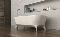 Surface Stone Rectangular Freestanding Corian Matt Tub