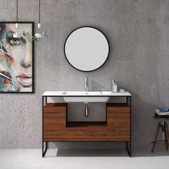 1200mm Modern Design Stone Basin Vanity