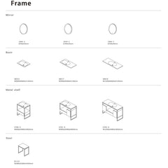 1200mm Modern Design Stone Basin Vanity
