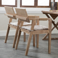 Solid wood assembled Retro Dining Chair