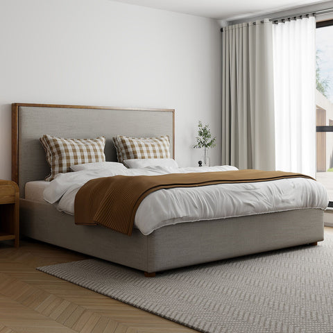 Andover 78" King Platform Bed with Drawer