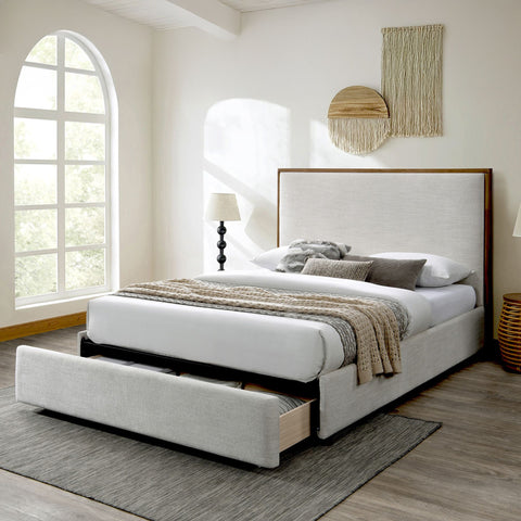 Andover 60" Queen Platform Bed with Drawer