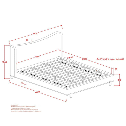Isadora 78" King Platform Bed