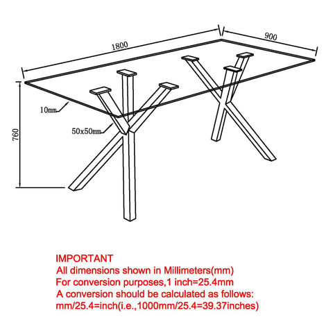 Stark Rectangular Dining Table