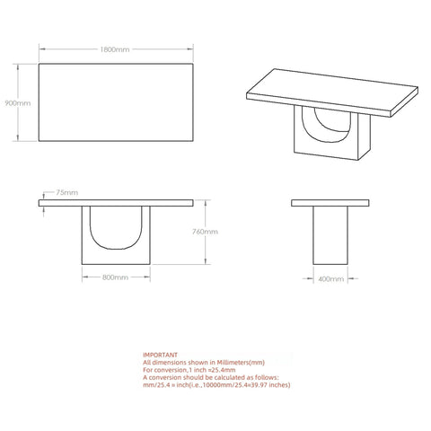 Aurelia Rectangular Dining Table