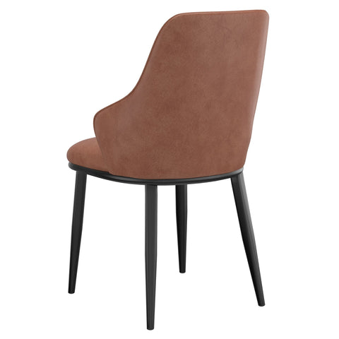 Kash Dining Chair, Faux Leather, set of 2,