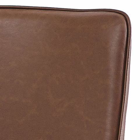 Kash Dining Chair, Faux Leather, set of 2,