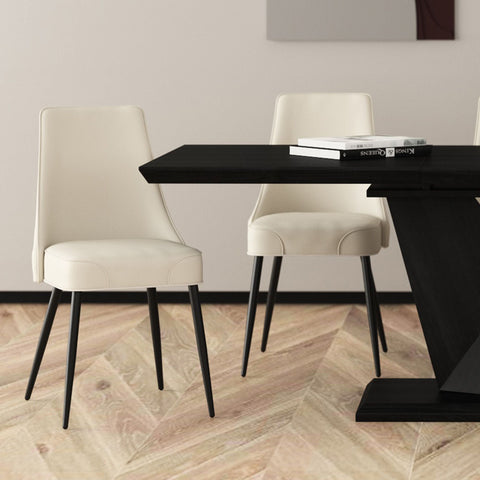 Koda Dining Chair, Faux Leather, set of 2,