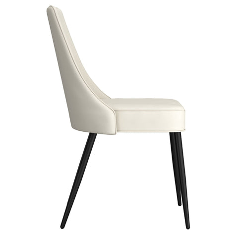 Koda Dining Chair, Faux Leather, set of 2,