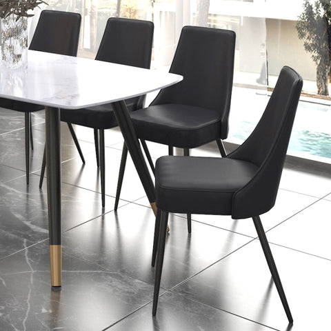 Koda Dining Chair, Faux Leather, set of 2,