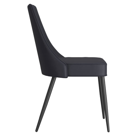 Koda Dining Chair, Faux Leather, set of 2,