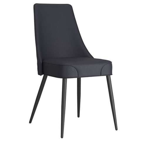 Koda Dining Chair, Faux Leather, set of 2,