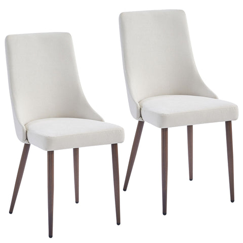 Cora Fabric Dining Chair, set of 2,