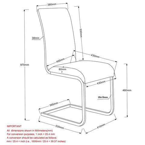 Maxim Dining Chair, set of 2,