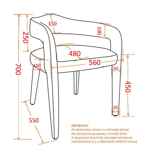 Caden Dining/Lounge Chair, Set of 2