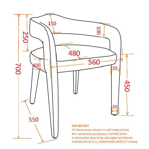 Caden Dining/Lounge Chair, Set of 2