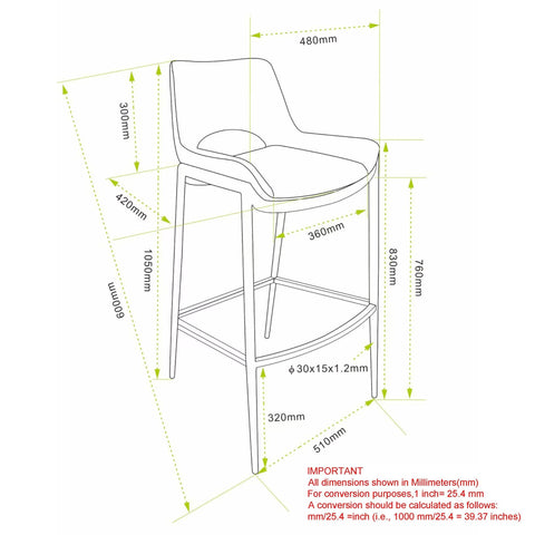 Icona 30" Bar Stool