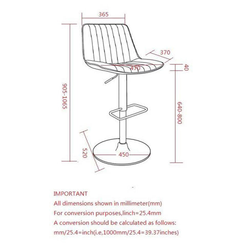 Kosi Adjustable Air-Lift Stool, set of 2,