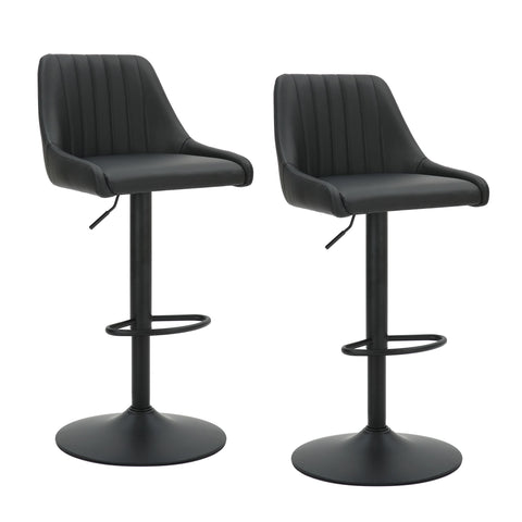 Kron Adjustable Height Air-Lift Swivel Stool, set of 2,