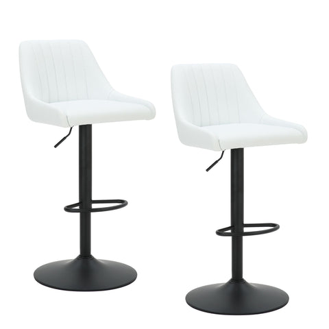 Kron Adjustable Height Air-Lift Swivel Stool, set of 2,
