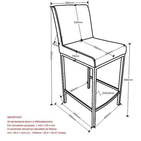 Porto 26" Counter Stool, set of 2,