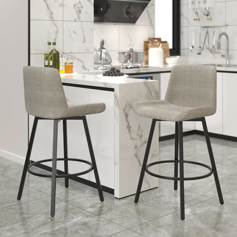 Fern 26" Counter Stool, set of 2, with Swivel