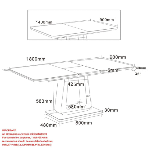 Corvus/Devo 7pc Dining Set