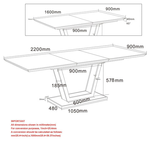 Forna/Brodi 7pc Dining Set