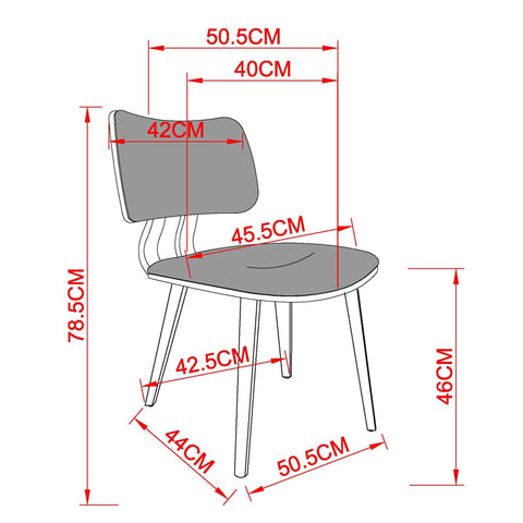 Suzette/Zuni 5pc Dining Set