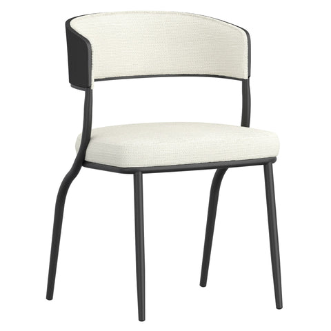 Jilsa/Kazan 5pc Dining Set - Black Table with Black & Aged Gold Chair