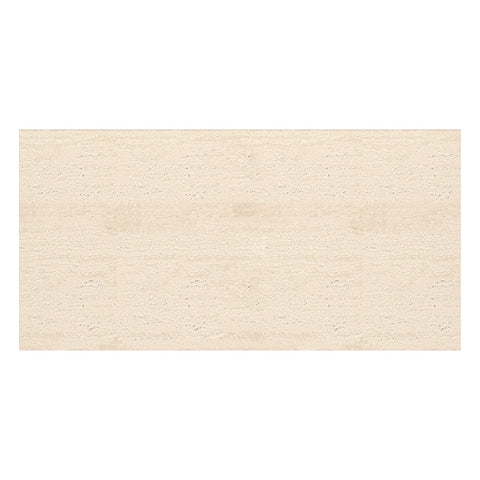 Aurelia/Koda 7pc Dining Set - Travertine Table with Beige PU Chair