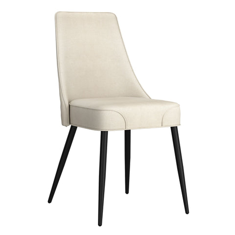 Aurelia/Koda 7pc Dining Set - Travertine Table with Beige PU Chair