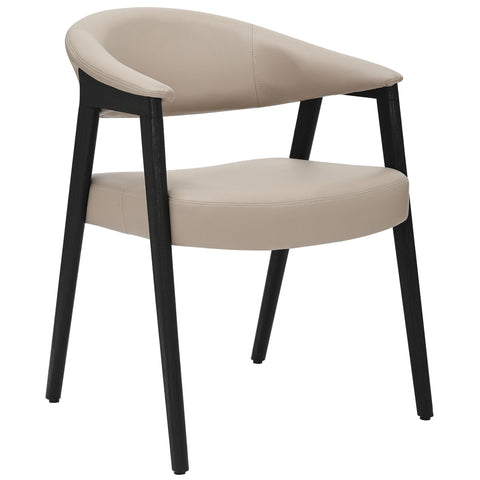 Tovas/Bexley 7pc Dining Set - Black Oval Table with Mushroom Chair